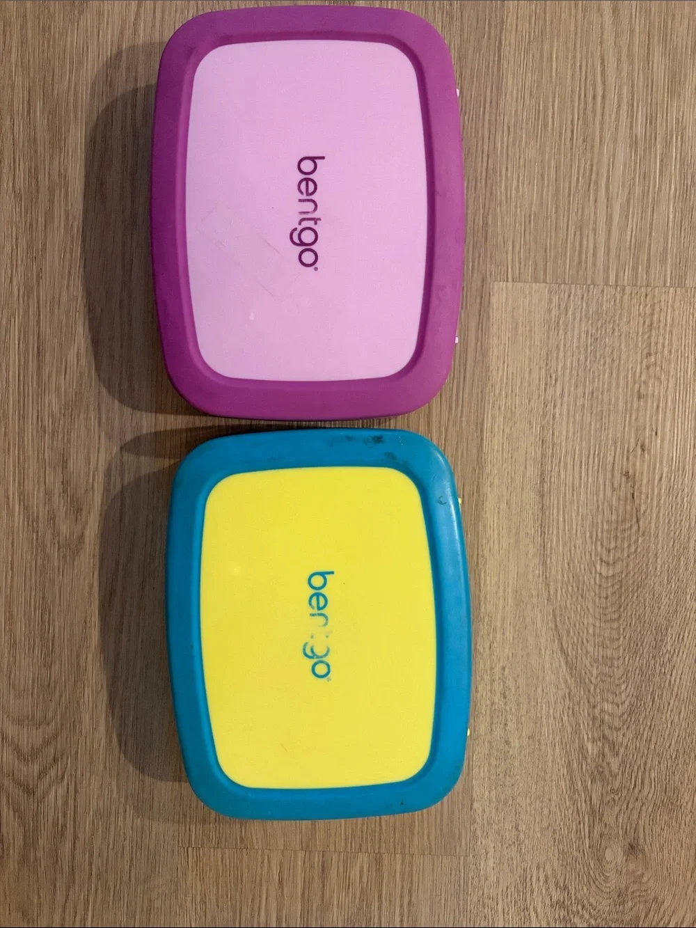 Bentgo Kids Snack Containers - Pink & Yellow Duo